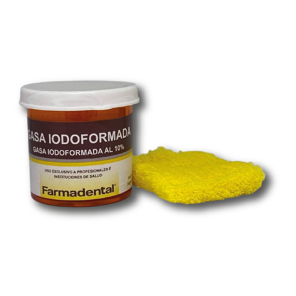 Gasa Iodoformada  5cm x 5cm Farmadental