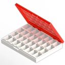 Caja Para Bandas Ortodoncia Anatómicas - Superior Esquierdo - Vermelha 80.01.013
