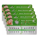 Brackets Metalicos Mesh Base 3-4-5 Hook Ortodoncia X10