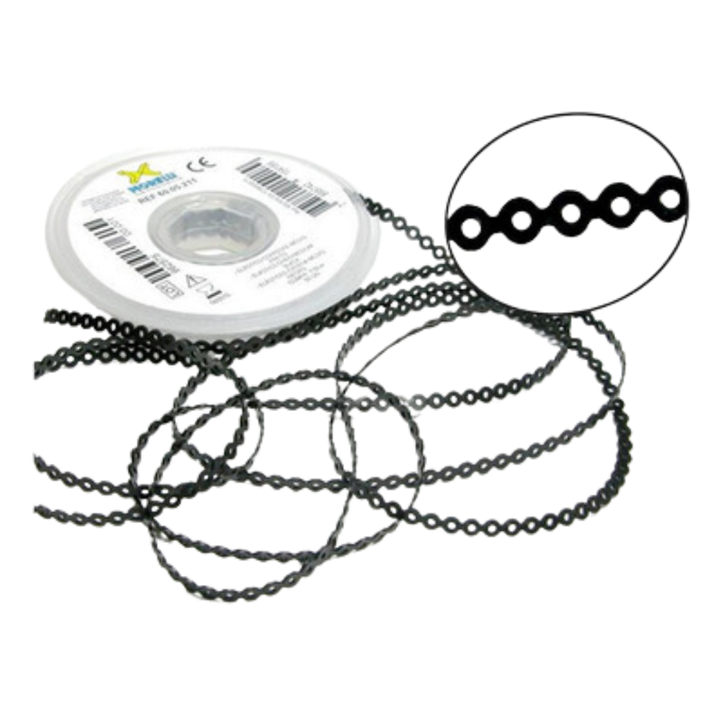 Ligadura Elastica Cadena Morelli  X1.5mtrs Colores