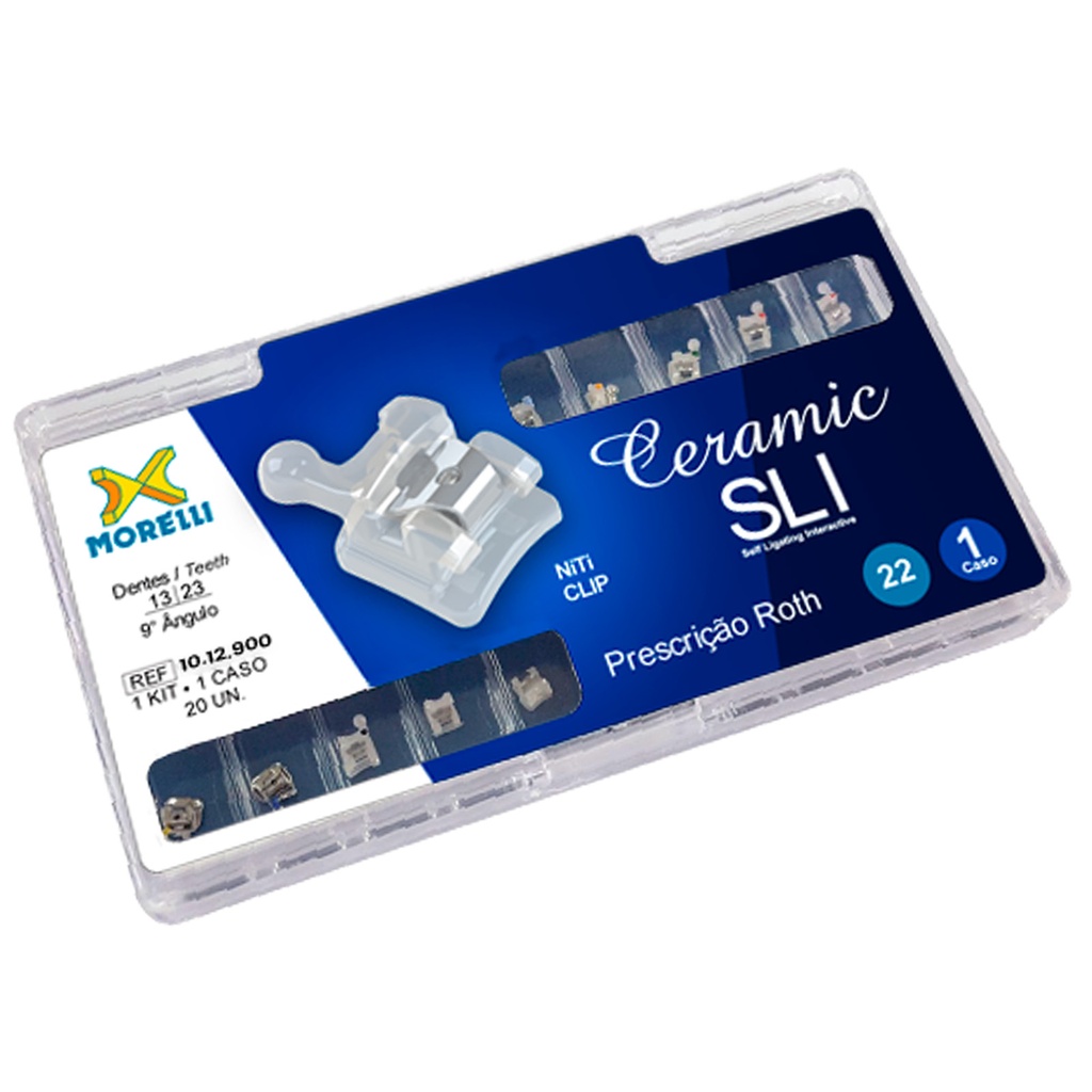 Brackets Autoligado Ceramico Morelli Roth SLI 10.12.900
