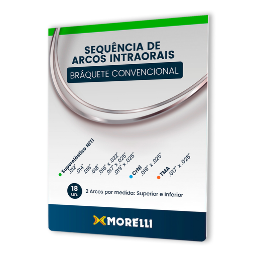 Kit De Arcos Para Brackets Convencionales - 18 Arcos   Morelli 50.14.900