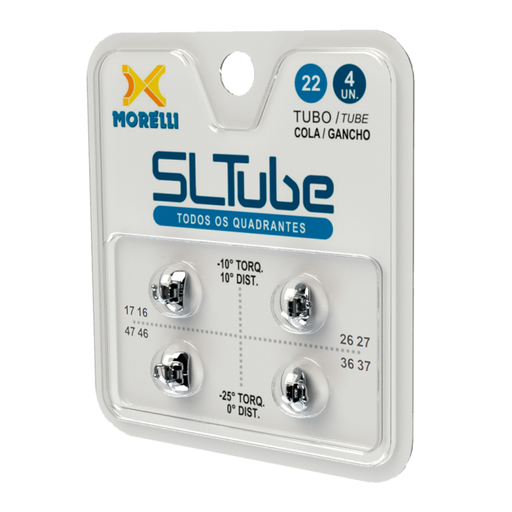 Tubos SL 021 Para Brackets Autoligable Arcada Completa Morelli 20.13.900