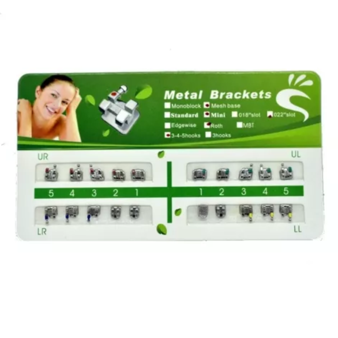 Orthoea Brackets Metalicos Mesh Base 3-4-5 Hook